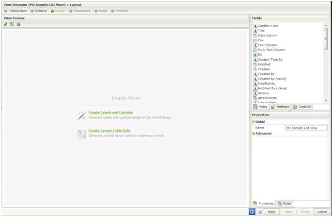 reate Labels and Controls